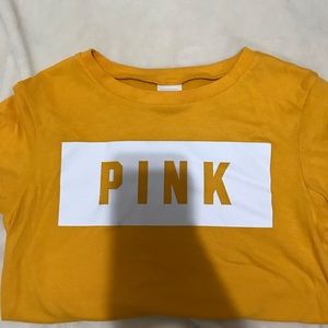 Yellow pink tee